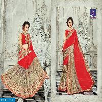 Shangrila paris rose vol-2 Wholesale party-wear Ethnic Saree
